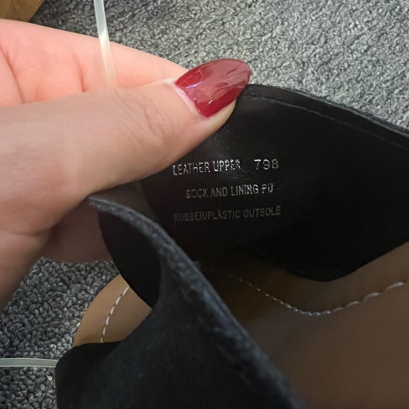 BRAND NEW Steve Madden Wooden Leather Platform Sandals - Picture 5 of 6